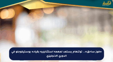 «فوز ساحق».. توتنهام يستعد لمهمة استثنائية بقيادة بوستيكوجلو في الدوري الإنجليزي